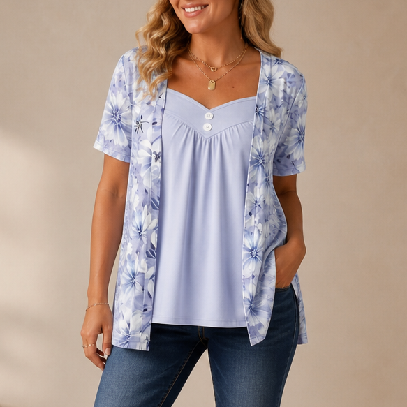 Blooma – Top Patchwork, Som Faller Sig Sam