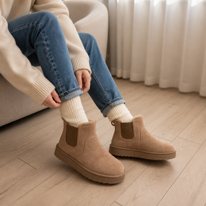 Cozywalk – Vinter Skor Slip-On med foder