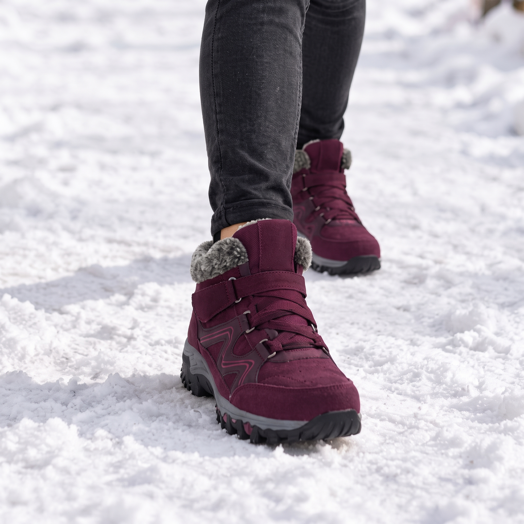 Cozywalk – Boots för kostkę z värmefoder i antypoślizgową podeszwą