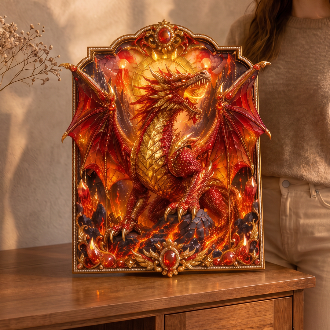 Dragonelle – Set för Sztuki Diamentowej z Kristall Smokiem 3D
