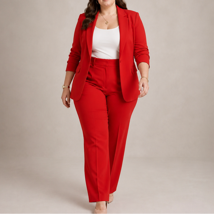 Tailorra – Set żakietu i byxor 3D Jacquard