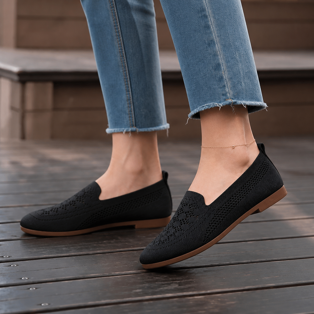 Widloom – Sneakers Slip-On z Szerokim Tå