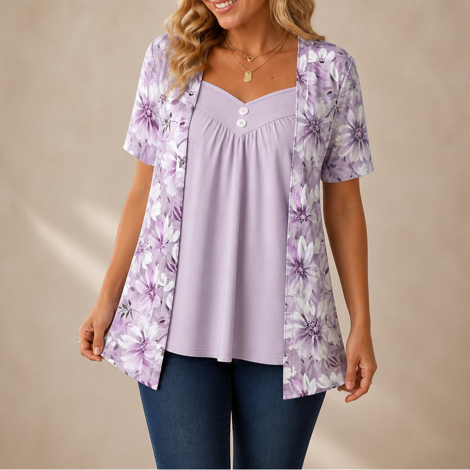 Blooma – Top Patchwork, Som Faller Sig Sam