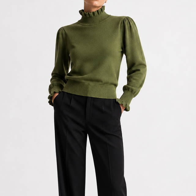 Ruffle &amp; Row – Tröja z falbaną