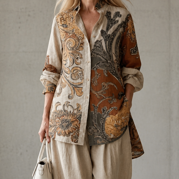 Wovana Set – Set Tuniki i Byxor w Stilu Boho