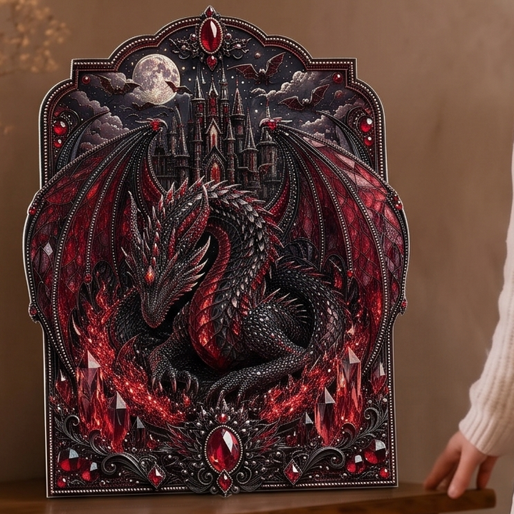 Dragonelle – Set för Sztuki Diamentowej z Kristall Smokiem 3D