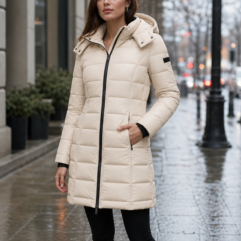 Wearbella – Wypełniona Puchowa Kurtka o Średniej Längd