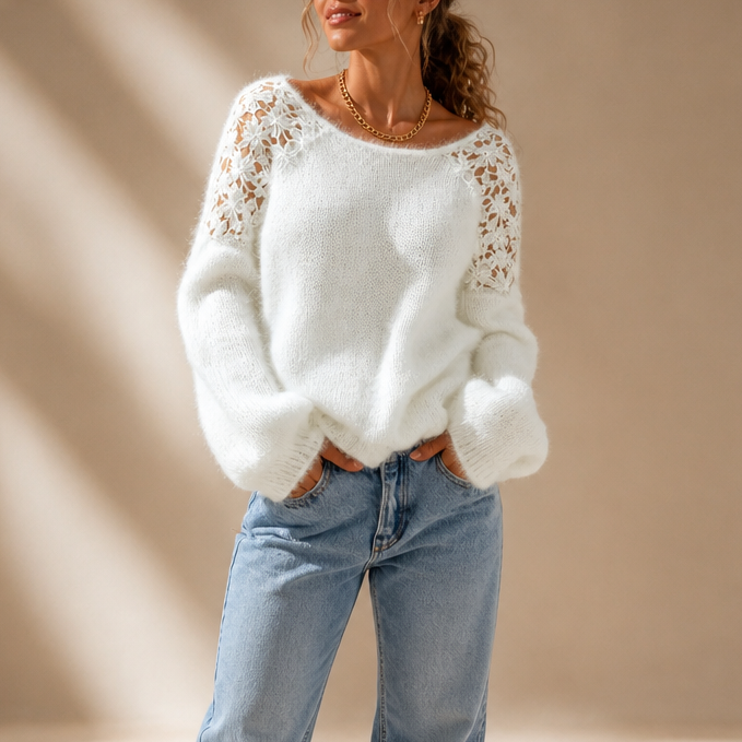 Wearbella – Tröja w koronkowym stilu, som ser ut elegant, a inte zwyczajnie
