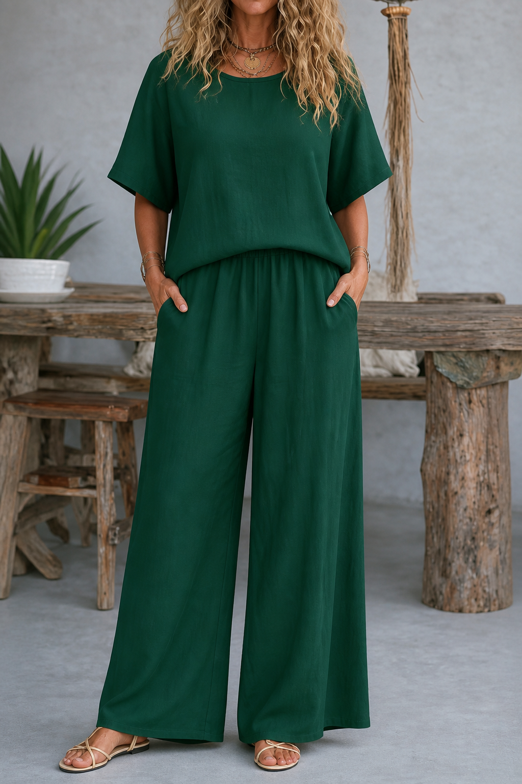 Wearbella – Set z breda spodniami i topem