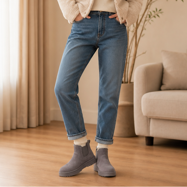 Cozywalk – Vinter Skor Slip-On med foder
