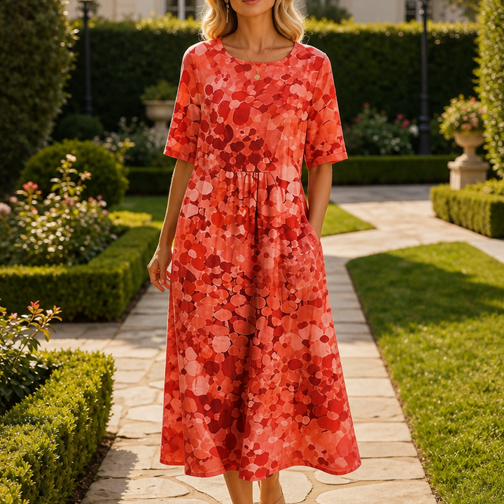 Wearbella – Midi Klänning, Som Zakrywa Ręce, Aldrig Inte Przegrzewa