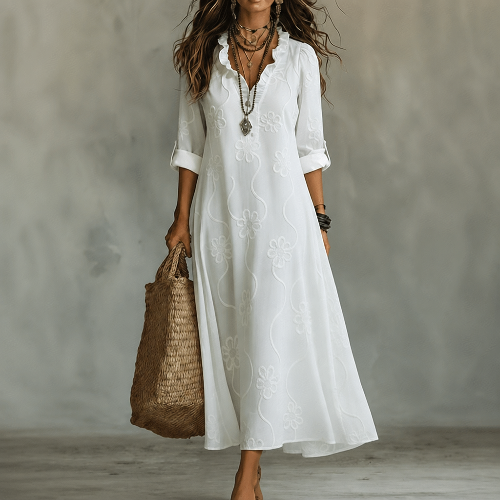 Wearbella – Klänning Midi w Blommig Mönster