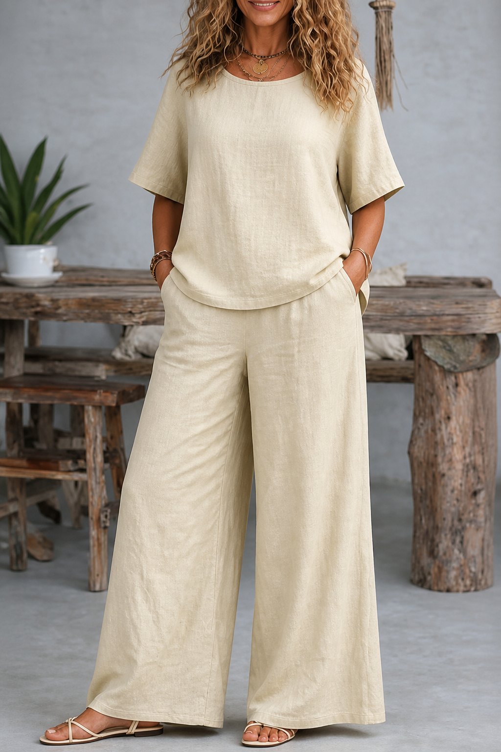 Wearbella – Set z breda spodniami i topem