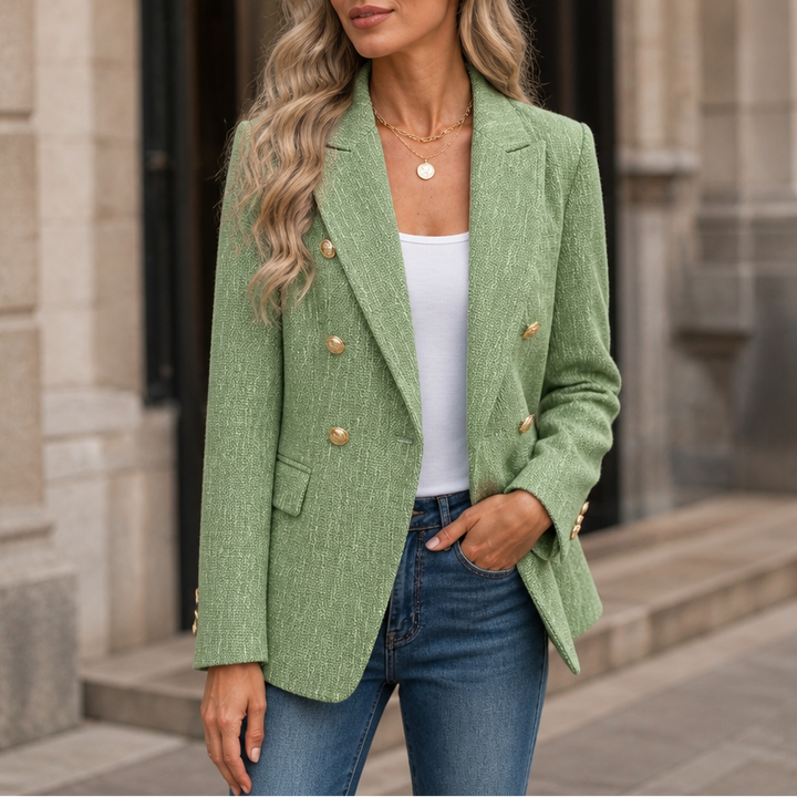 Structa – Dwurzędowa Kavaj Slim-Fit