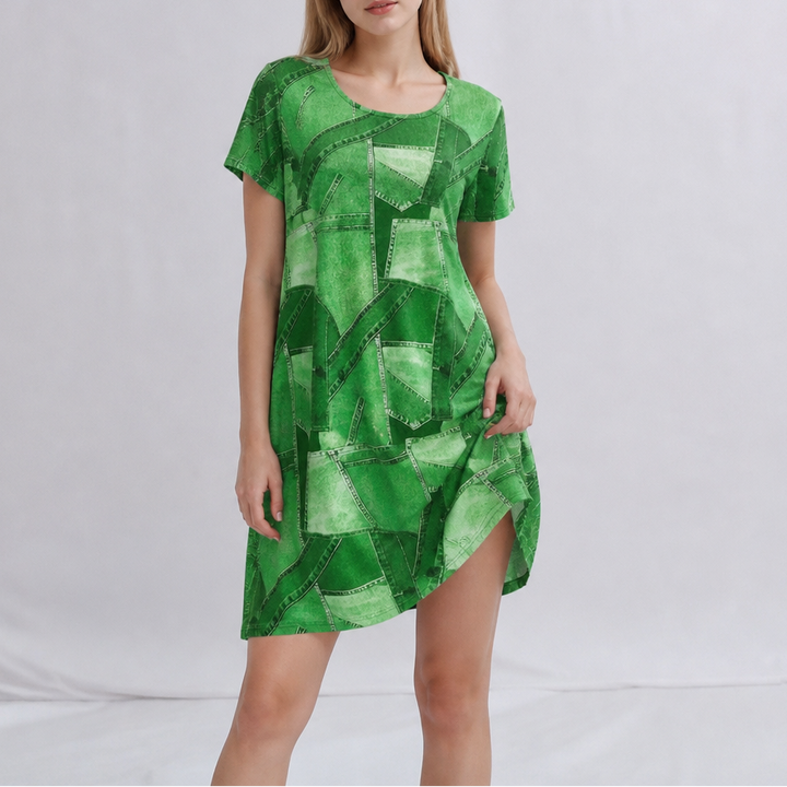 Wearbella – Klänning w stilu patchwork