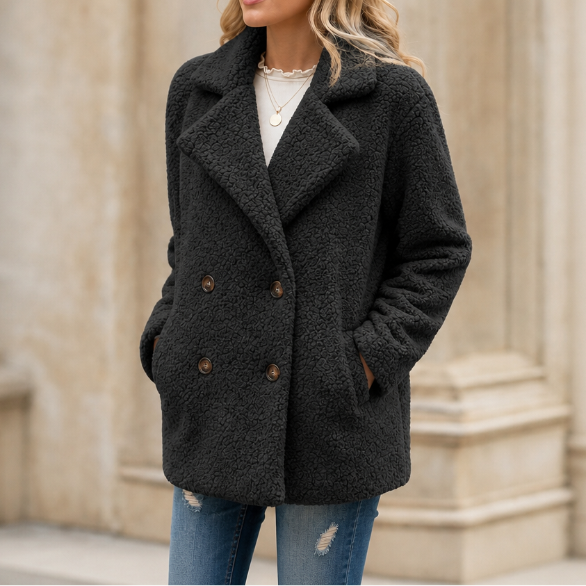 Cozelle – Vinter kurtka z polaru Sherpa Teddy
