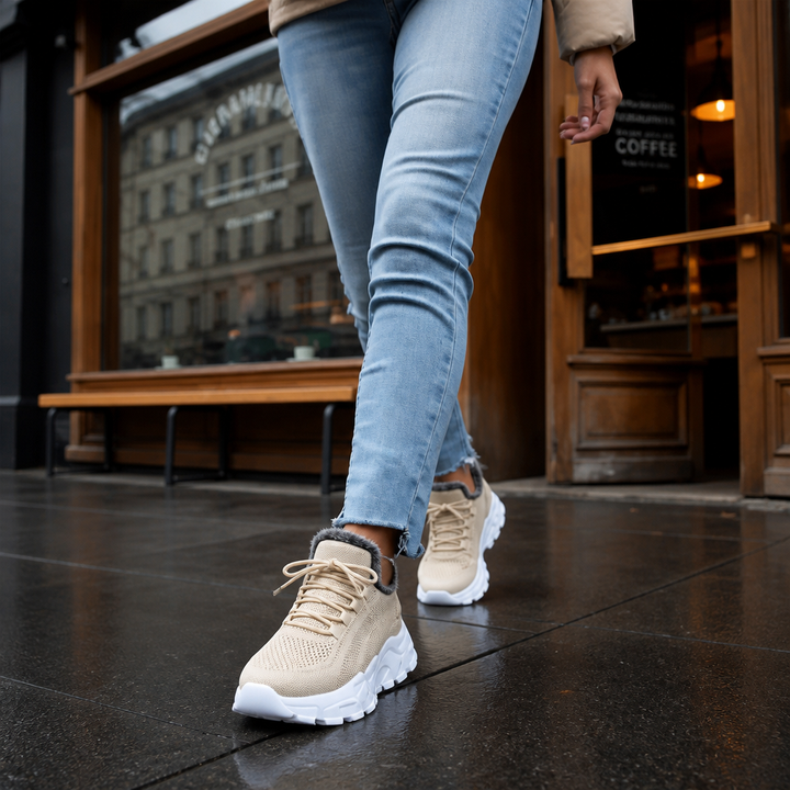 Warmstep – Vinter Sneakers z Fleece