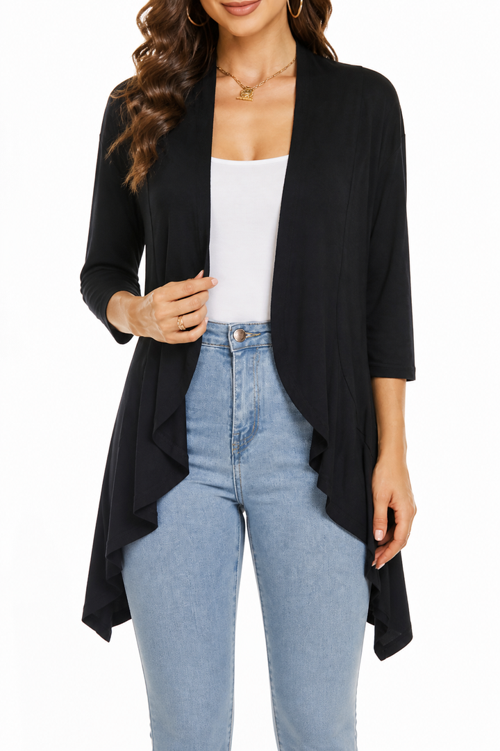 Wearbella – Kofta z 3/4 ręKaffemi i otwartym przodem