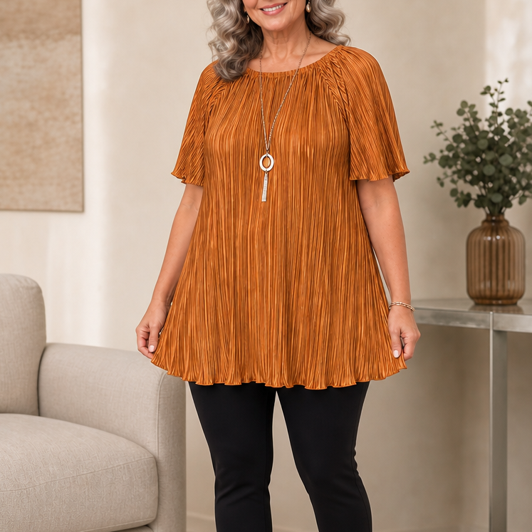Wearbella – Blus z plisami w szerokim kroju