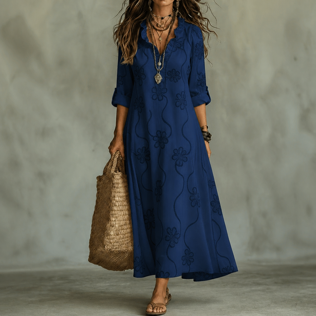 Wearbella – Klänning Midi w Blommig Mönster