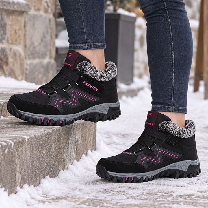 Cozywalk – Boots för kostkę z värmefoder i antypoślizgową podeszwą