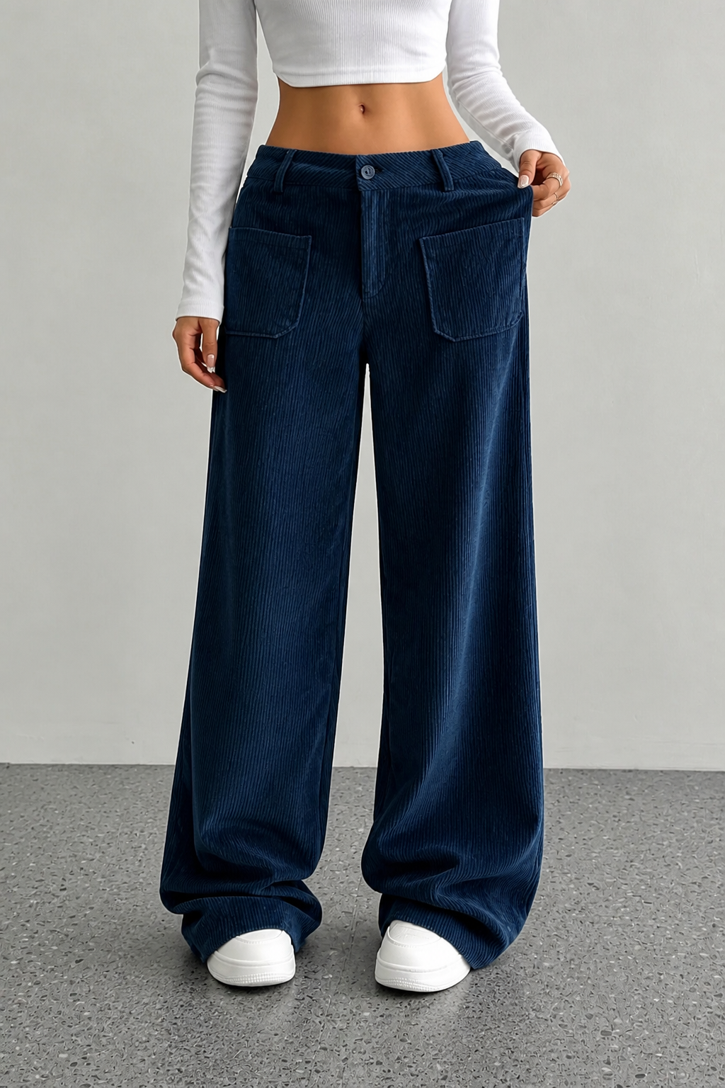 Wearbella – Byxor z vida ben z kieszeniami