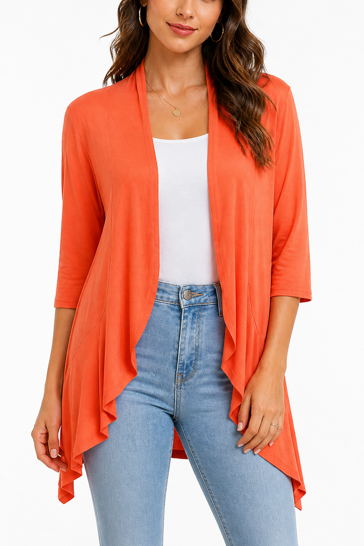 Wearbella – Kofta z 3/4 ręKaffemi i otwartym przodem