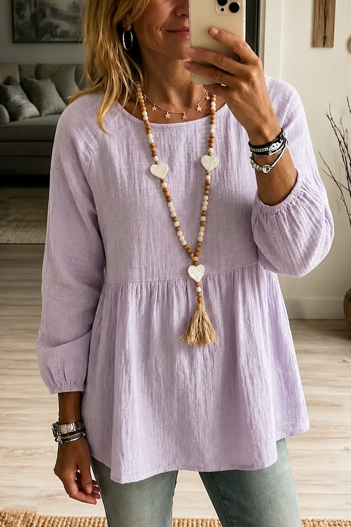 Wearbella – Blus Babydoll z Zebranym Band