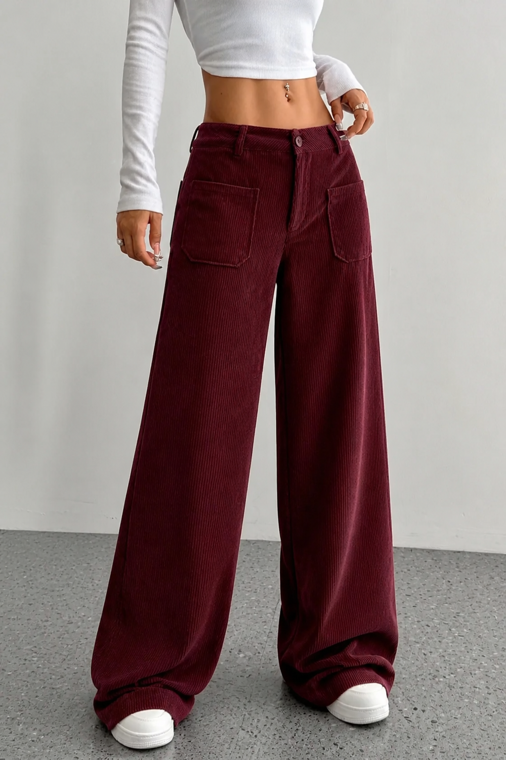 Wearbella – Byxor z vida ben z kieszeniami