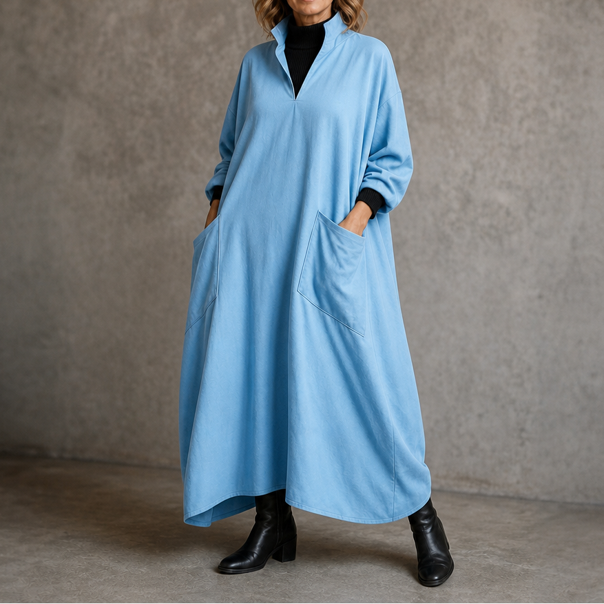 Wearbella – Klänning Cocoon Taper z Mock Neck