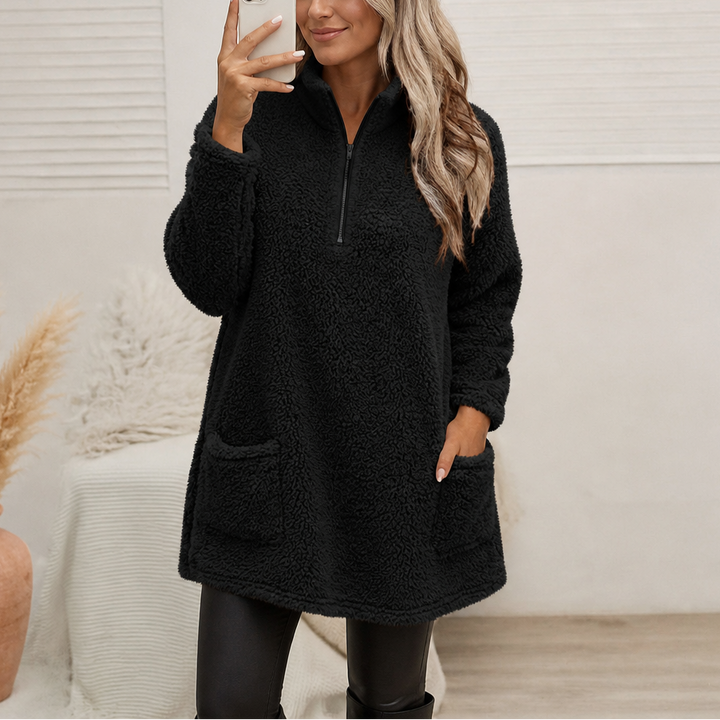 Wearlyn – Lång pół-dragkedja polarowy pulower Sherpa