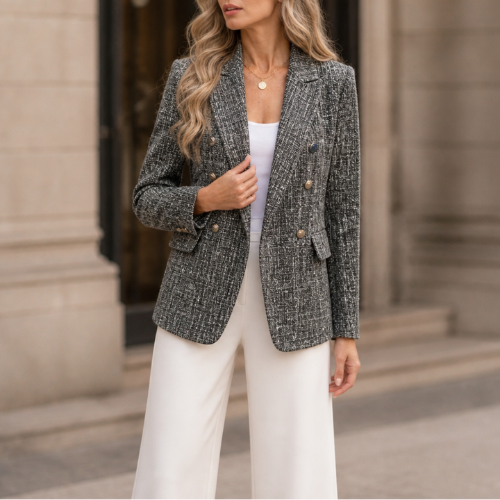 Structa – Dwurzędowa Kavaj Slim-Fit