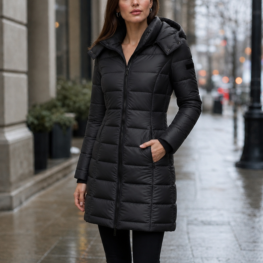 Wearbella – Wypełniona Puchowa Kurtka o Średniej Längd