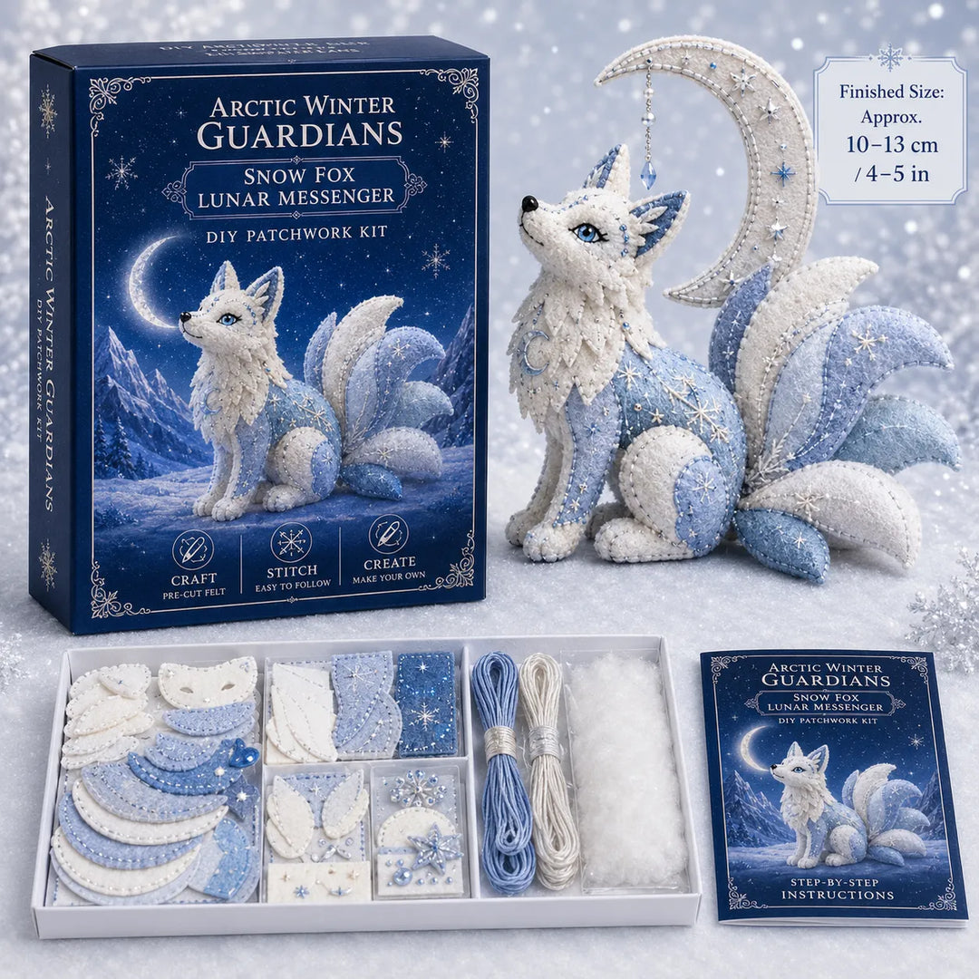 Stitchling – Vinter strażnik DIY Set för szycia z filcu dla początkujących