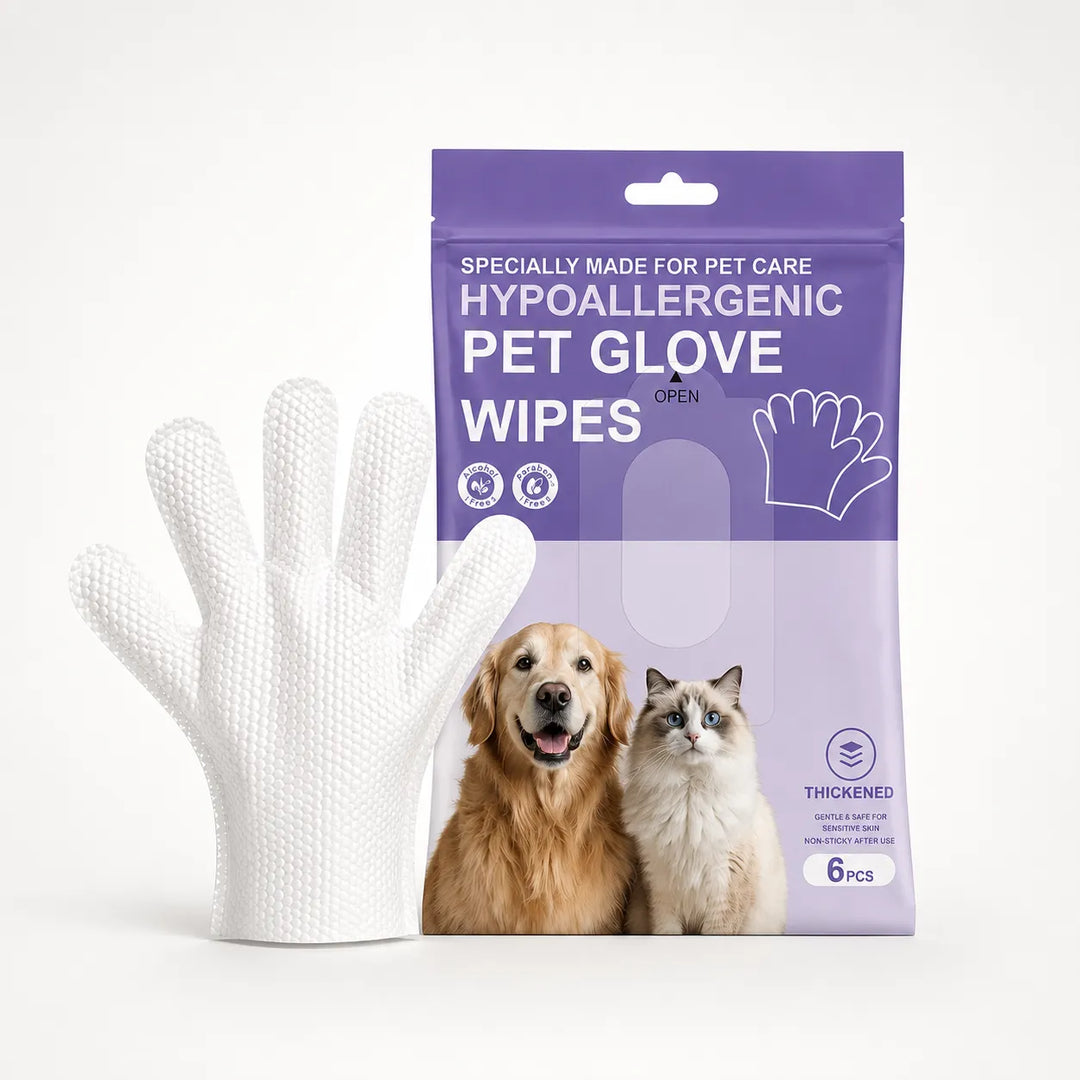 Pawmi – Chusteczki för czyszczenia dla zwierząt utan spłukiwania dla kotów i psów, 6-pack