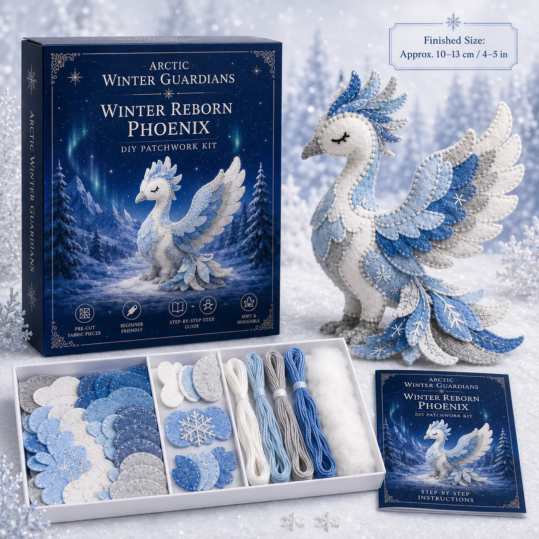 Stitchling – Vinter strażnik DIY Set för szycia z filcu dla początkujących