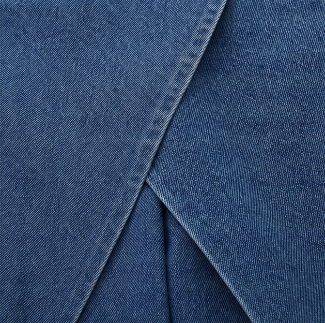 Velara – Asymetryczne shorts bermudy z denimu o längd knähöga