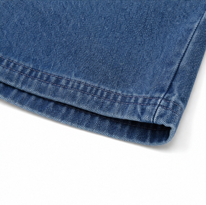 Velara – Asymetryczne shorts bermudy z denimu o längd knähöga