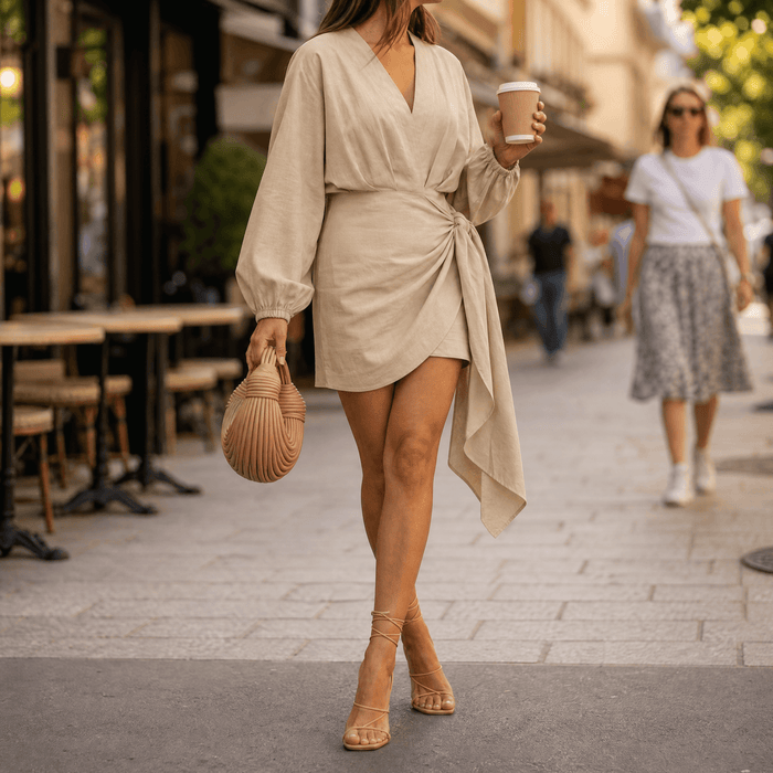Velara – Klänning z ręKaffemi kimono för kvinnor