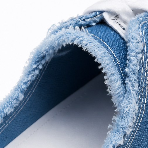 Vellora – Zniszczone Denim Sneakers Slip-On