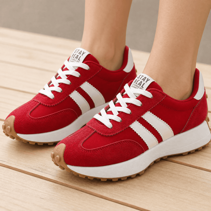 Velora - Retro mocka sneakers dla komfort hela dagen