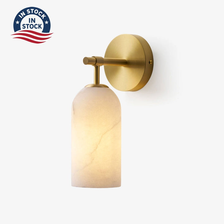 Pillar Alabaster Vägglampa