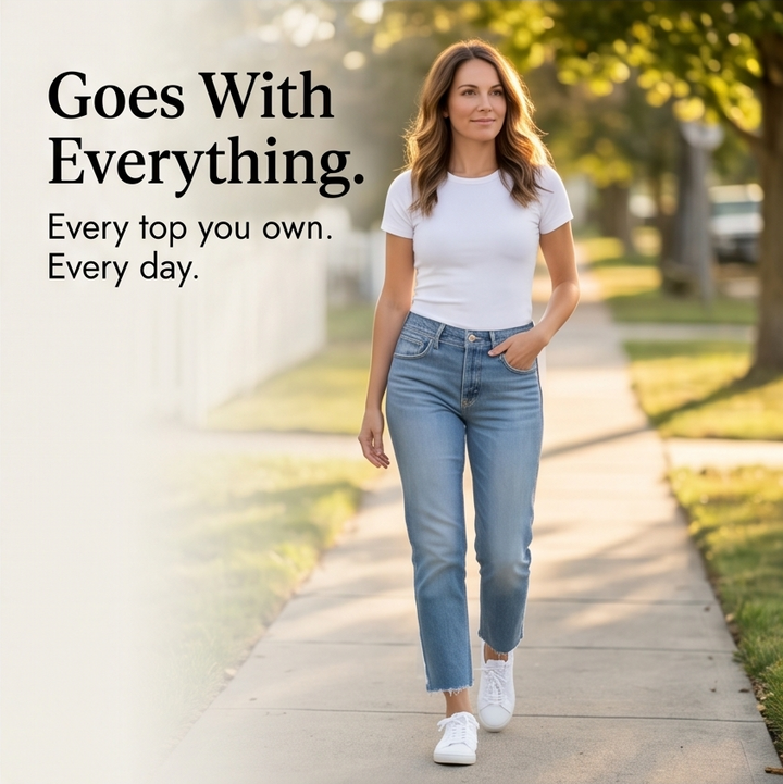 Wearbella – Dam jeans 7/8 z postrzępionym dołem