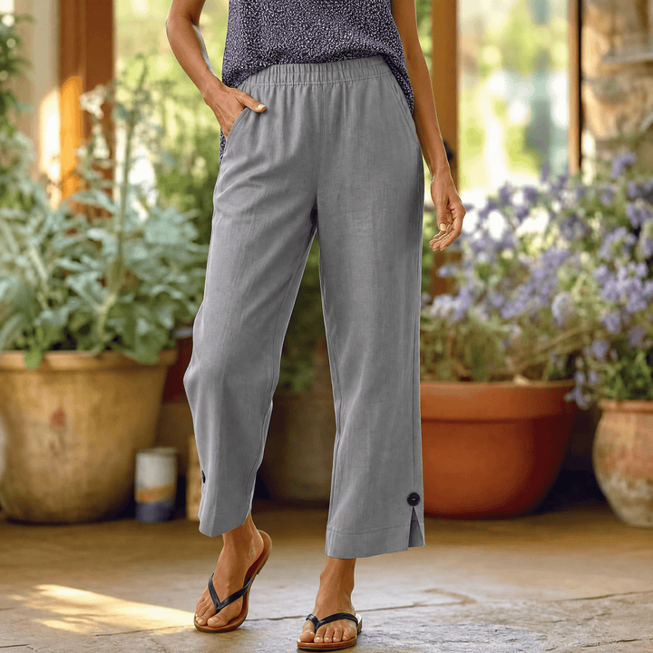 Womee – Kobiece Byxor Cropped Soft-Stretch