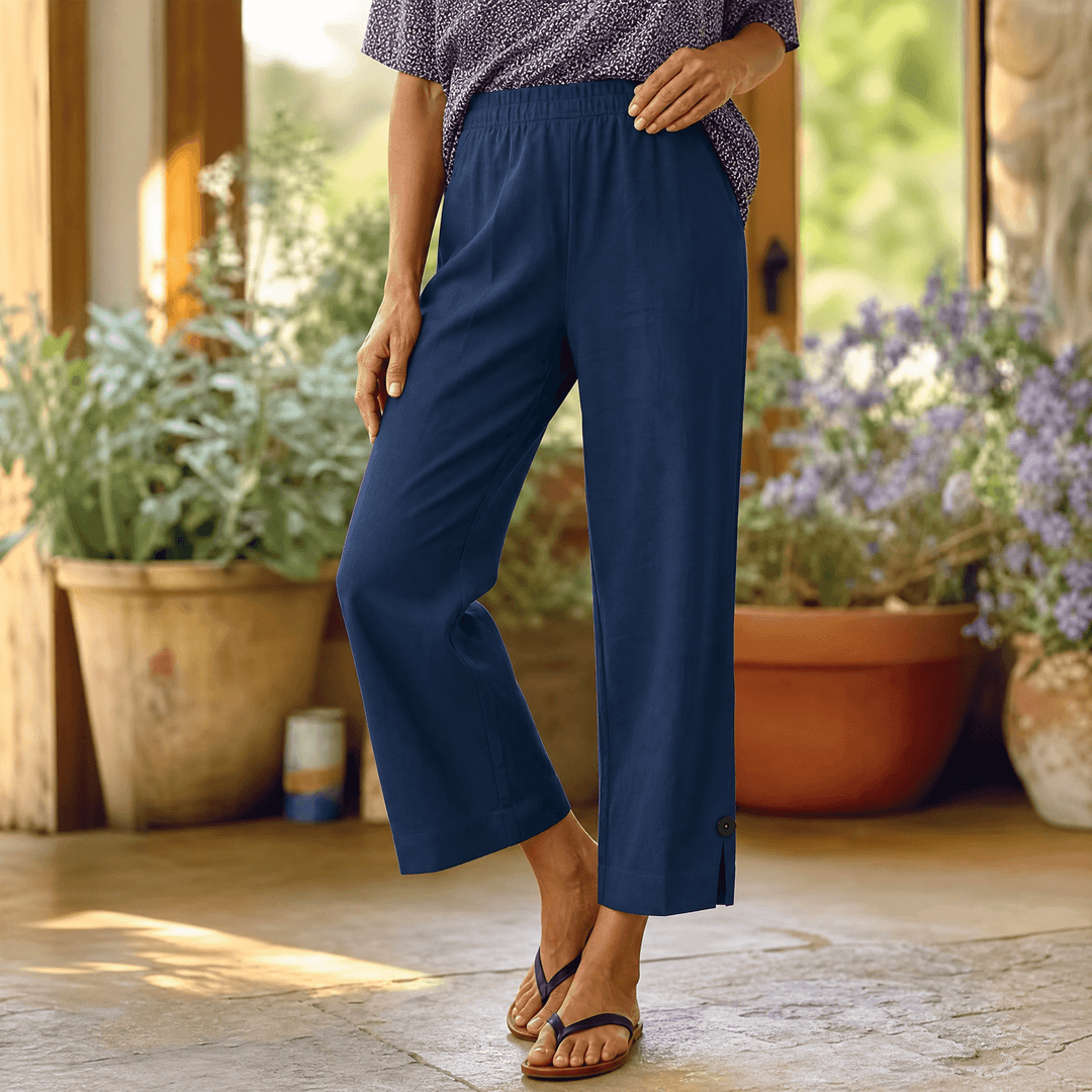 Womee – Kobiece Byxor Cropped Soft-Stretch